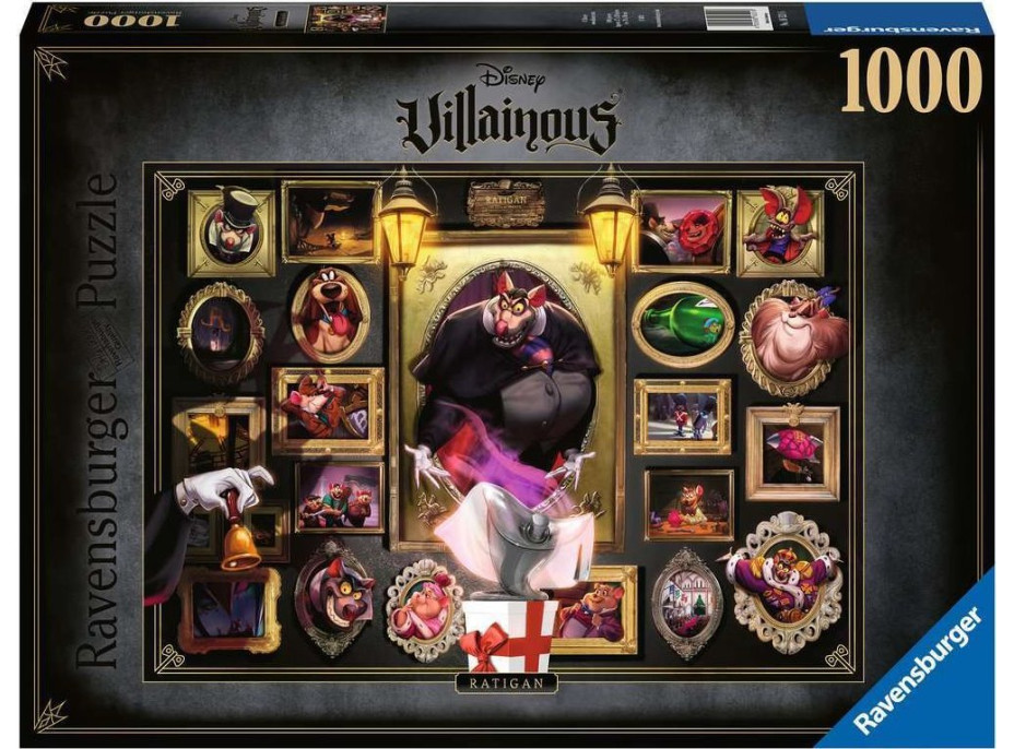 RAVENSBURGER Puzzle Disney Villainous: Ratigan 1000 dielikov