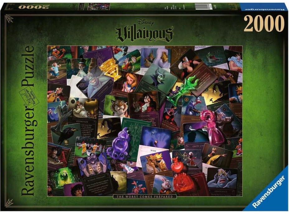 RAVENSBURGER Puzzle Disney Villainous: Tí najhorší prichádzajú pripravení 2000 dielikov