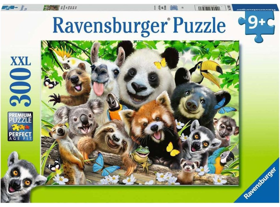 RAVENSBURGER Puzzle Zvieracie selfie XXL 300 dielikov