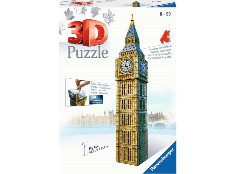 RAVENSBURGER 3D puzzle Big Ben, Londýn 216 dielikov