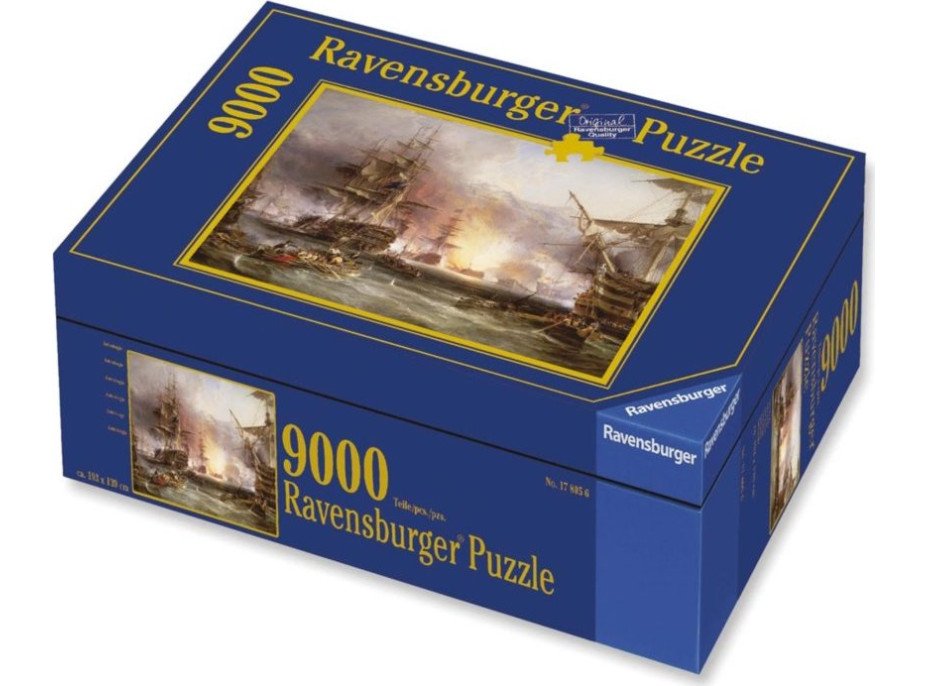 RAVENSBURGER Puzzle Námorná bitka pri Alžíre 9000 dielikov