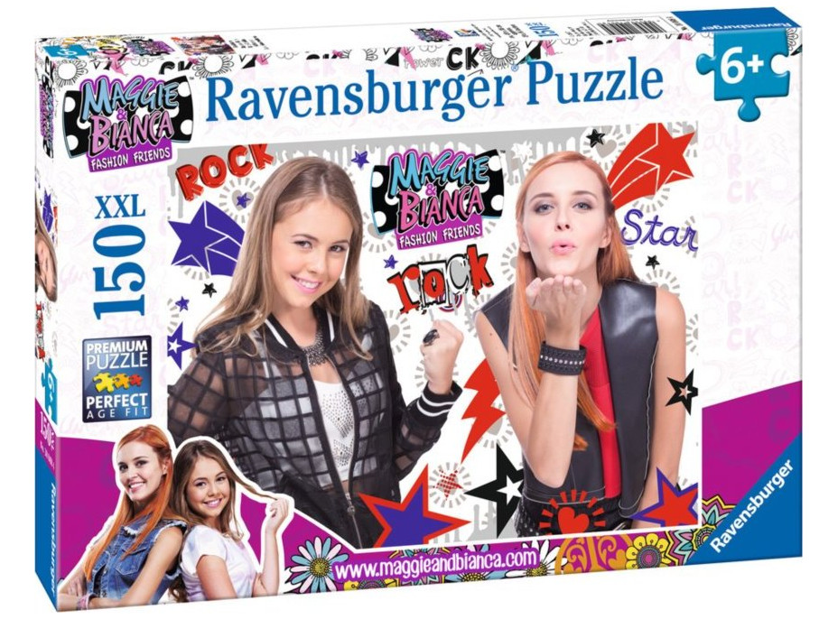 RAVENSBURGER Puzzle Maggie a Bianca: Rockerky XXL 150 dielikov