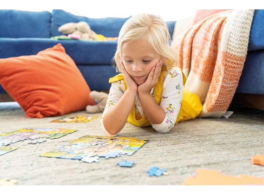 RAVENSBURGER Puzzle Prasiatko Peppa: Doma 2x12 dielikov