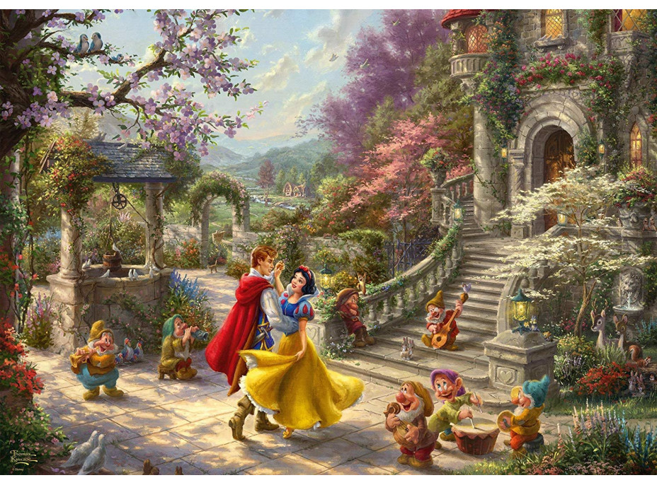 SCHMIDT Puzzle Snehulienka tancujúca v slnečných lúčoch 1000 dielikov