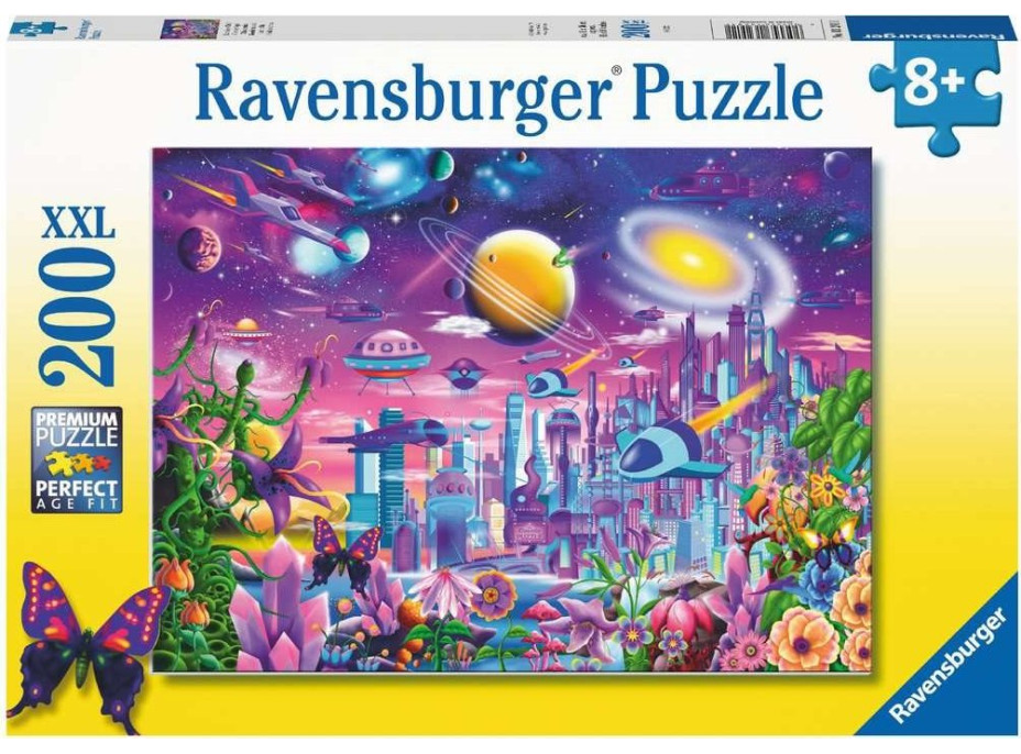 RAVENSBURGER Puzzle Vesmírne mesto XXL 200 dielikov