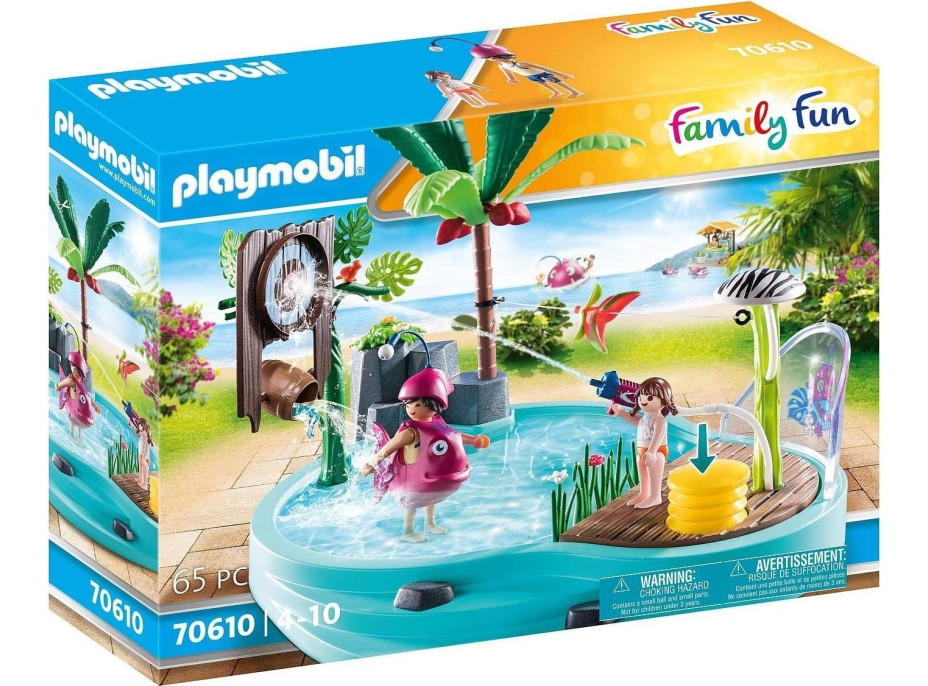 PLAYMOBIL® Family Fun 70610 Zábavný bazén s vodnou striekačkou