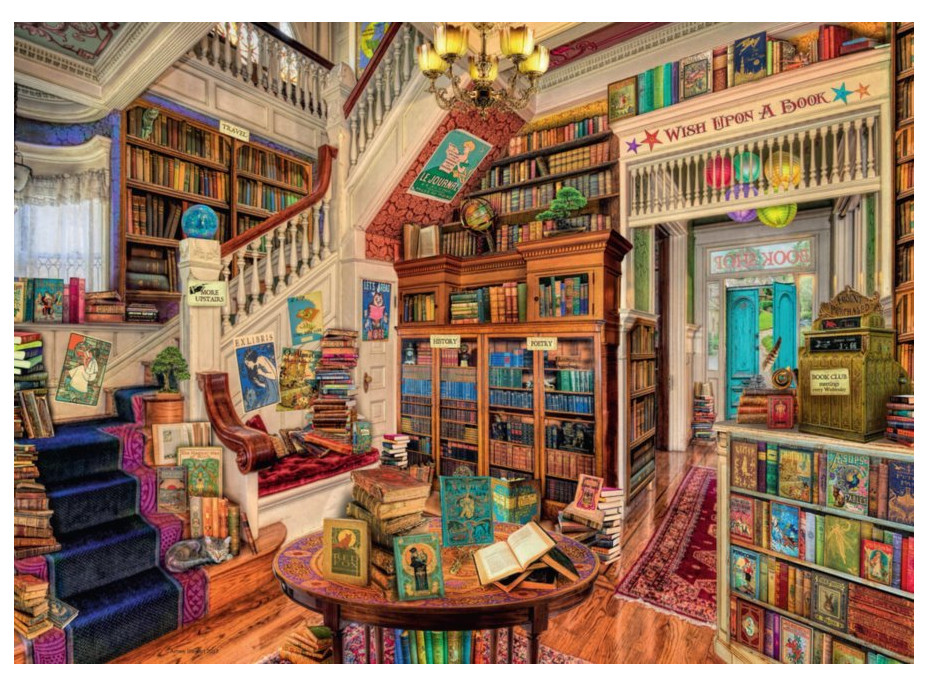 RAVENSBURGER Puzzle Fantastické kníhkupectvo 1000 dielikov