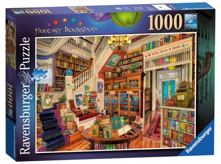 RAVENSBURGER Puzzle Fantastické kníhkupectvo 1000 dielikov