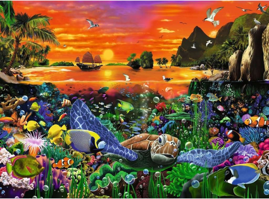 RAVENSBURGER Puzzle Útes 500 dielikov