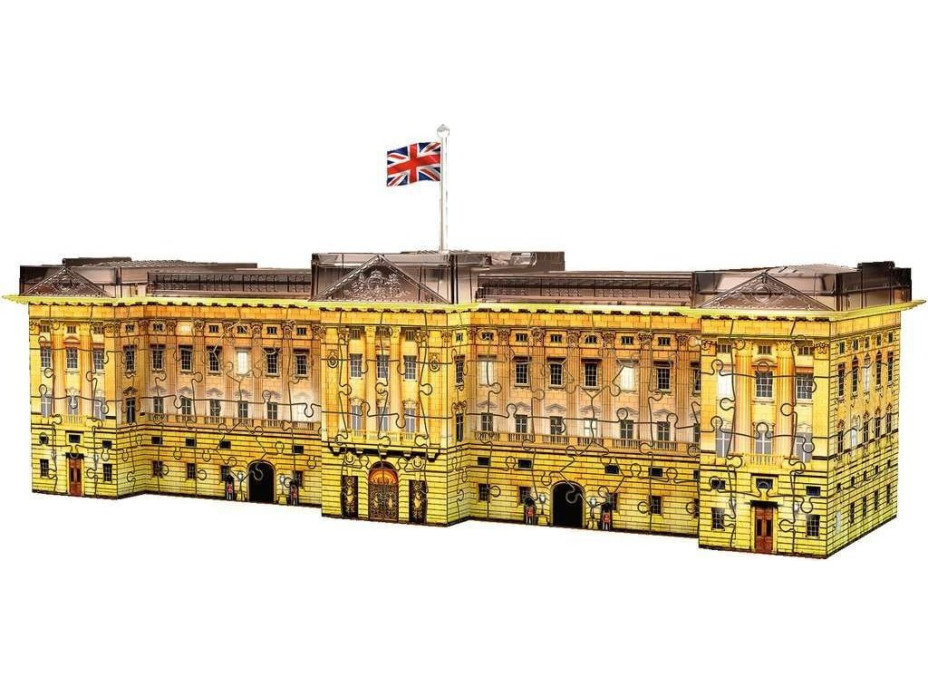 RAVENSBURGER Svietiace 3D puzzle Nočná edícia Buckinghamský palác 216 dielikov