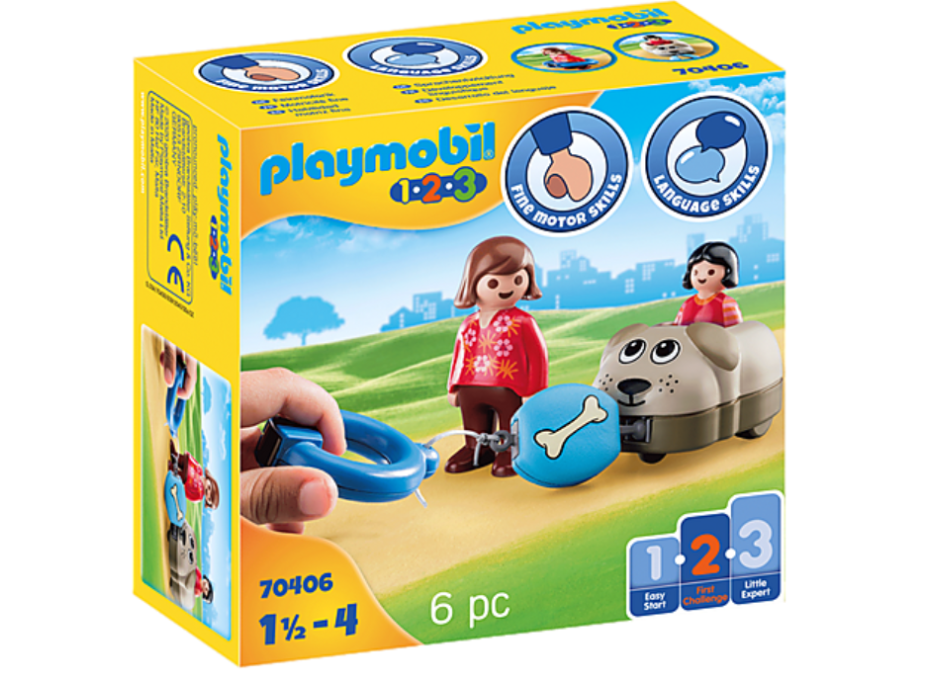 PLAYMOBIL® 1.2.3 70406 Môj ťahací psík