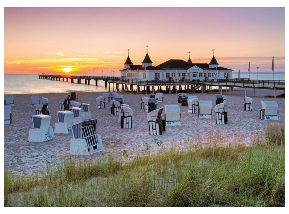 RAVENSBURGER Puzzle Ahlbeck, ostrov Uznojom (Usedom) 1000 dielikov