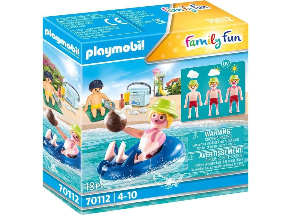 PLAYMOBIL® Family Fun 70112 Dovolenkár s plávacím kruhom