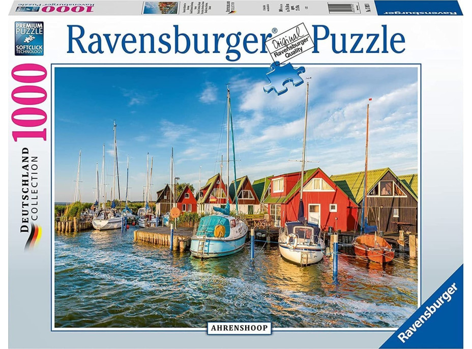 RAVENSBURGER Puzzle Farebný prístav v Nemecku 1000 dielikov