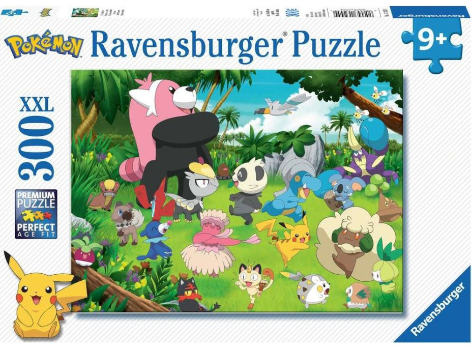 RAVENSBURGER Puzzle Divoké Pokémoni XXL 300 dielikov