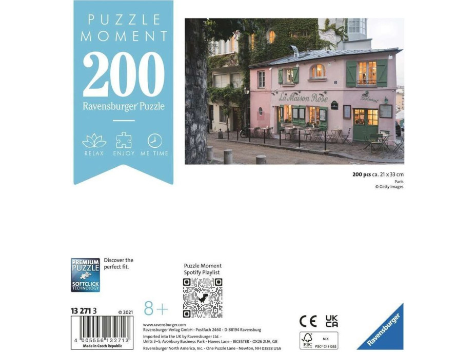 RAVENSBURGER Puzzle Moment: Paríž 200 dielikov