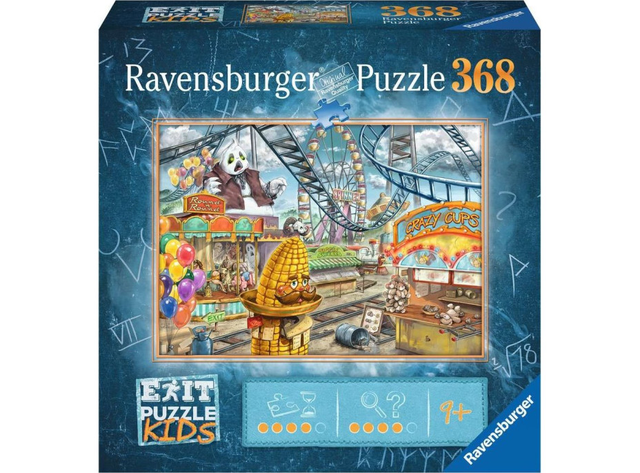 RAVENSBURGER Únikové EXIT puzzle Kids Zábavný park 368 dielikov