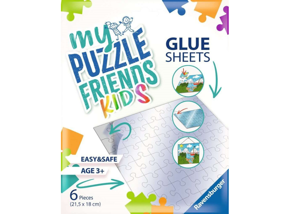 RAVENSBURGER Lepiaca fólia My Puzzle Friends Kids na 500 dielikov