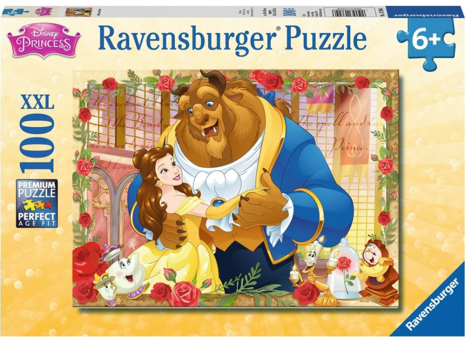 RAVENSBURGER Puzzle Kráska a zviera XXL 100 dielikov