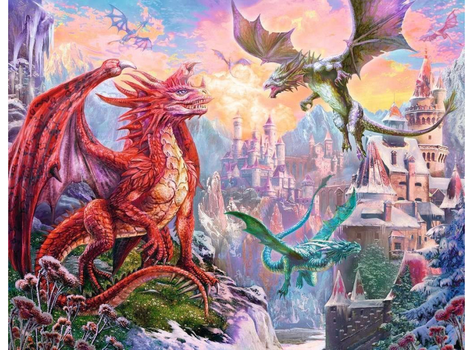RAVENSBURGER Puzzle Mýtický drak 2000 dielikov
