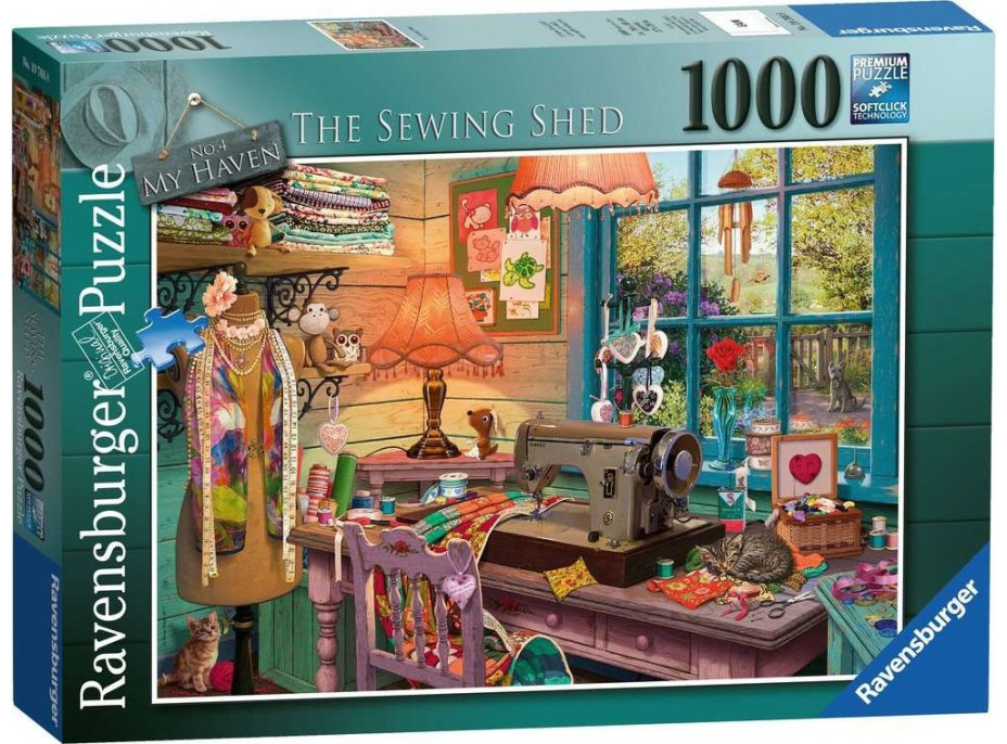 RAVENSBURGER Puzzle Šijací kútik 1000 dielikov