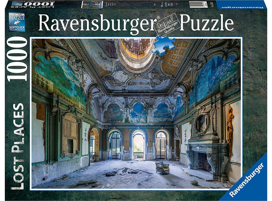 RAVENSBURGER Puzzle Stratené miesta: Palác 1000 dielikov