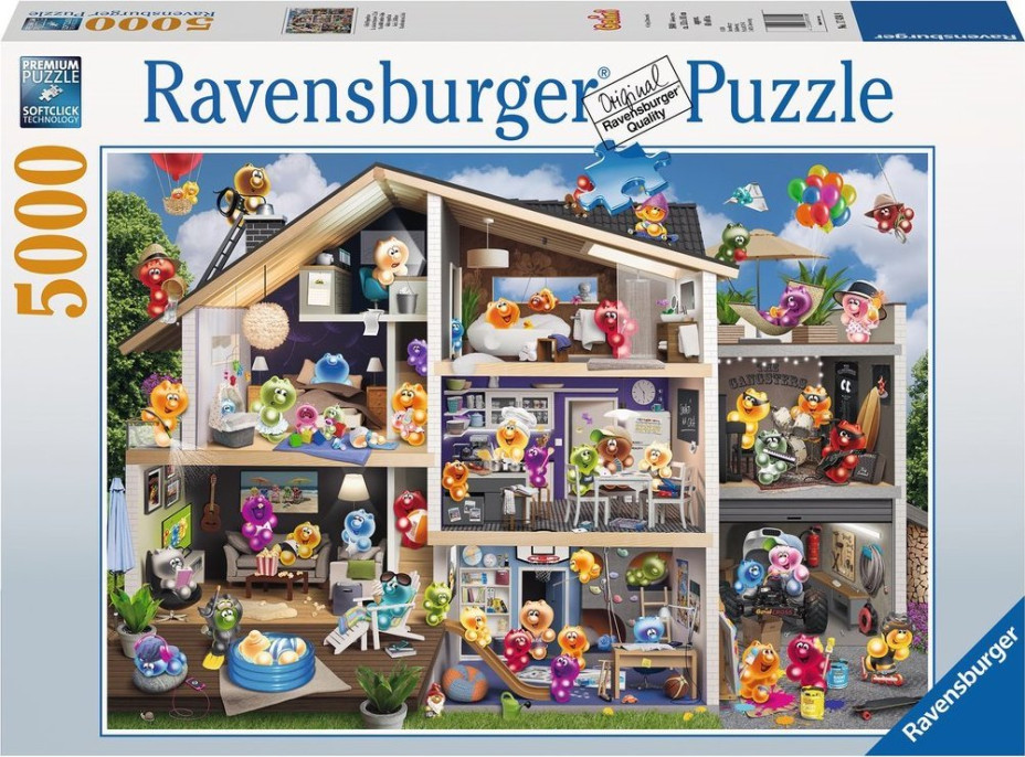 RAVENSBURGER Puzzle Domček pre Gelini 5000 dielikov
