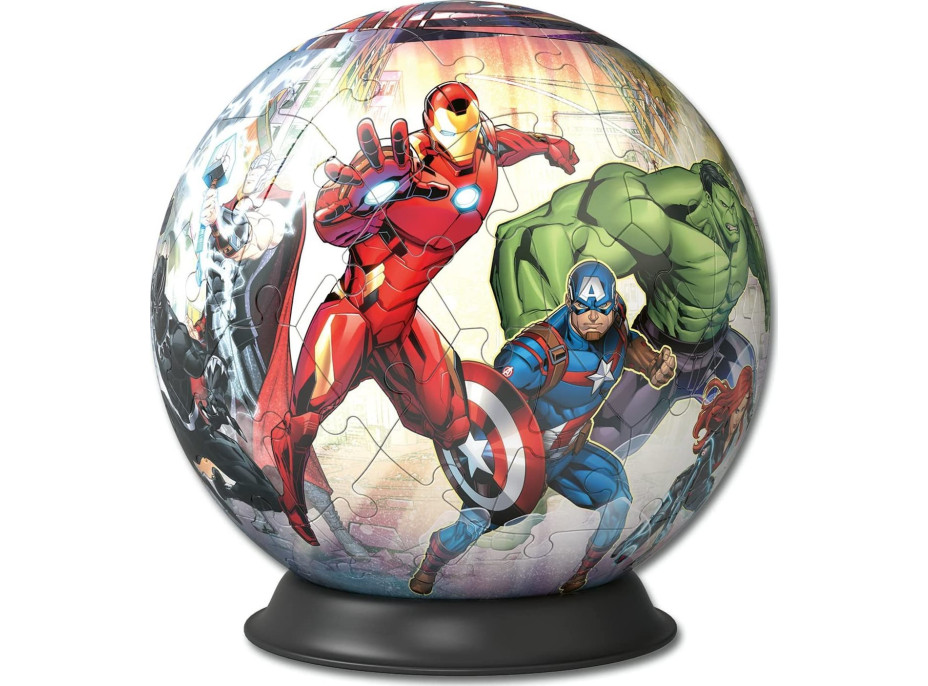 RAVENSBURGER Puzzleball Marvel: Avengers 73 dielikov