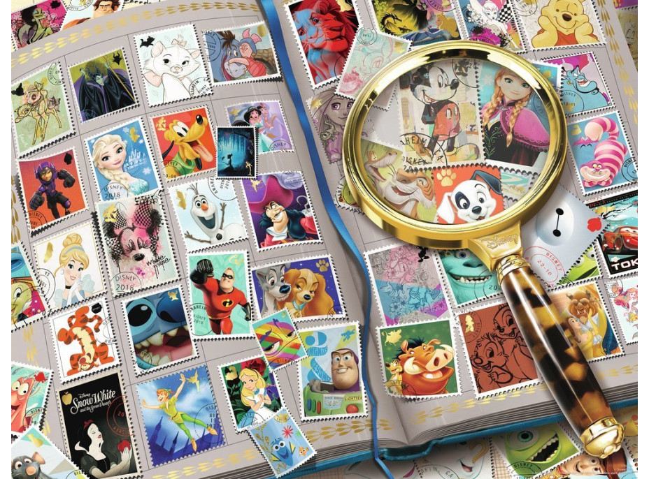 RAVENSBURGER Puzzle Disney: Moje obľúbené známky 2000 dielikov