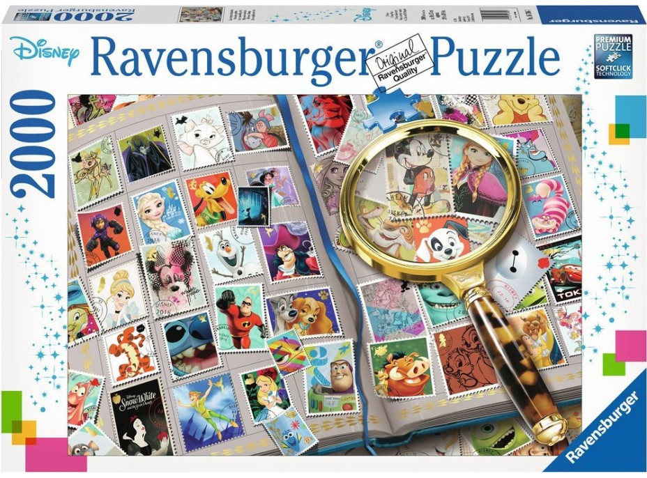 RAVENSBURGER Puzzle Disney: Moje obľúbené známky 2000 dielikov