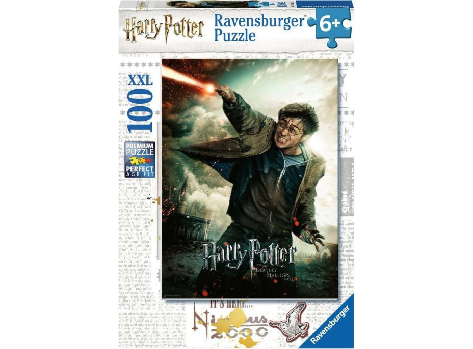 RAVENSBURGER Puzzle Harry Potter a relikvie smrti XXL 100 dielikov