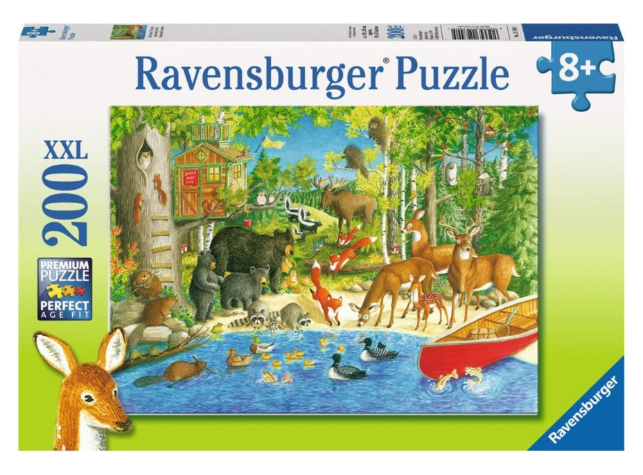 RAVENSBURGER Puzzle Lesní priatelia XXL 200 dielikov