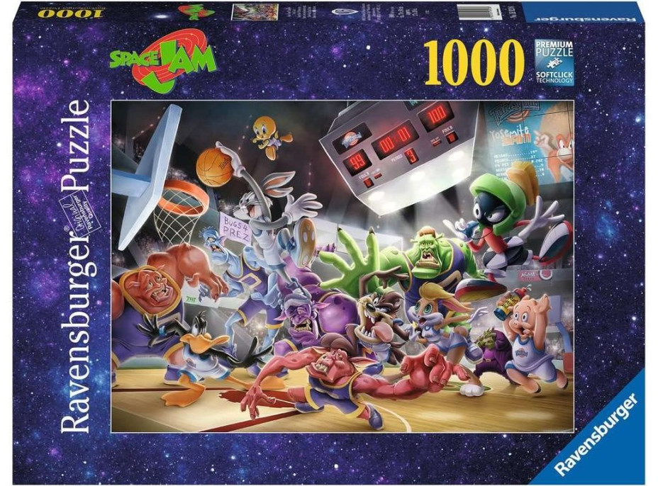 RAVENSBURGER Puzzle Space Jam: Záverečná smeč 1000 dielikov