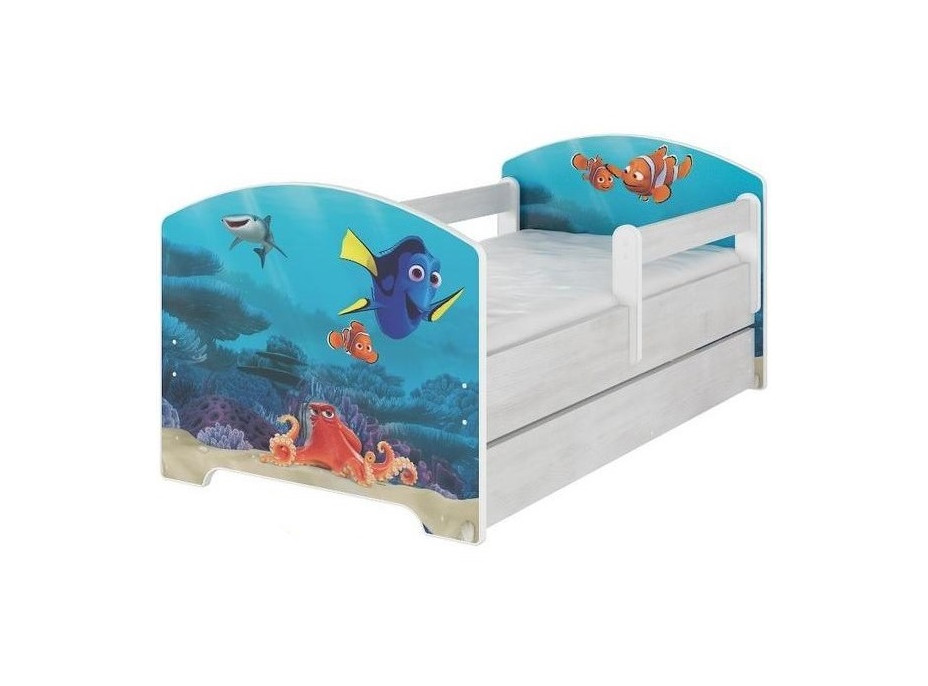 Detská posteľ Disney - HĽADÁ SA NEMO 160x80 cm
