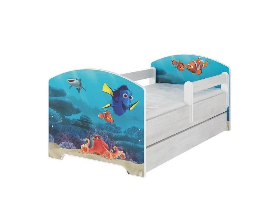 Detská posteľ Disney - HĽADÁ SA NEMO 140x70 cm