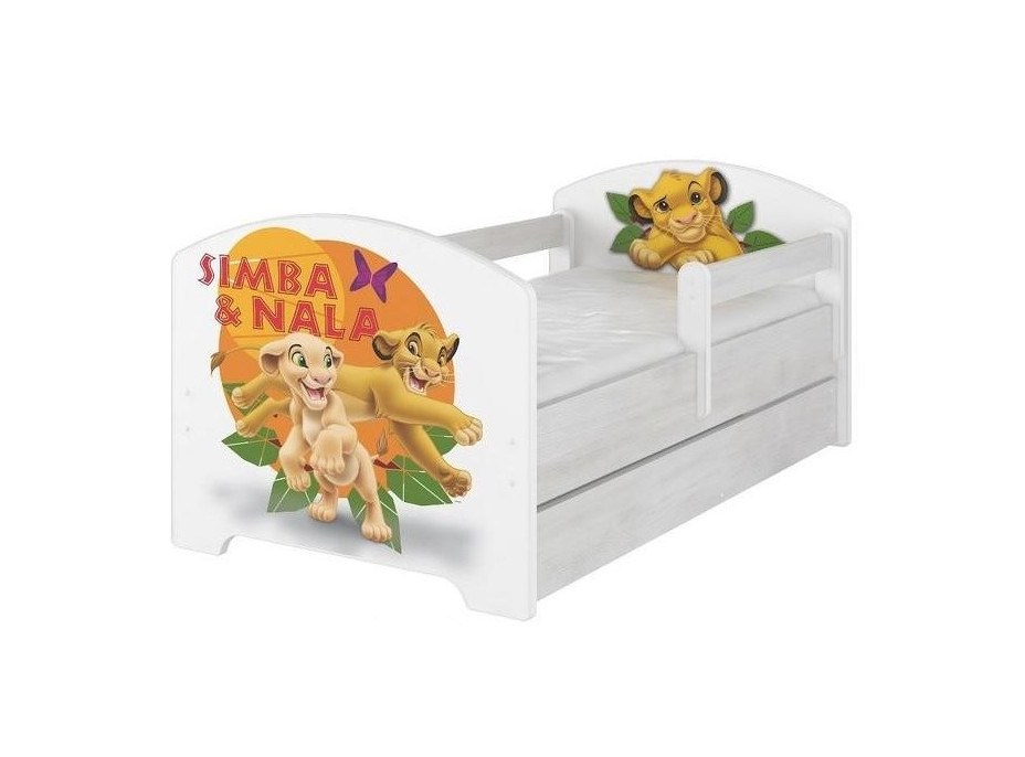 Detská posteľ Disney - Leví Kráľ 160x80 cm