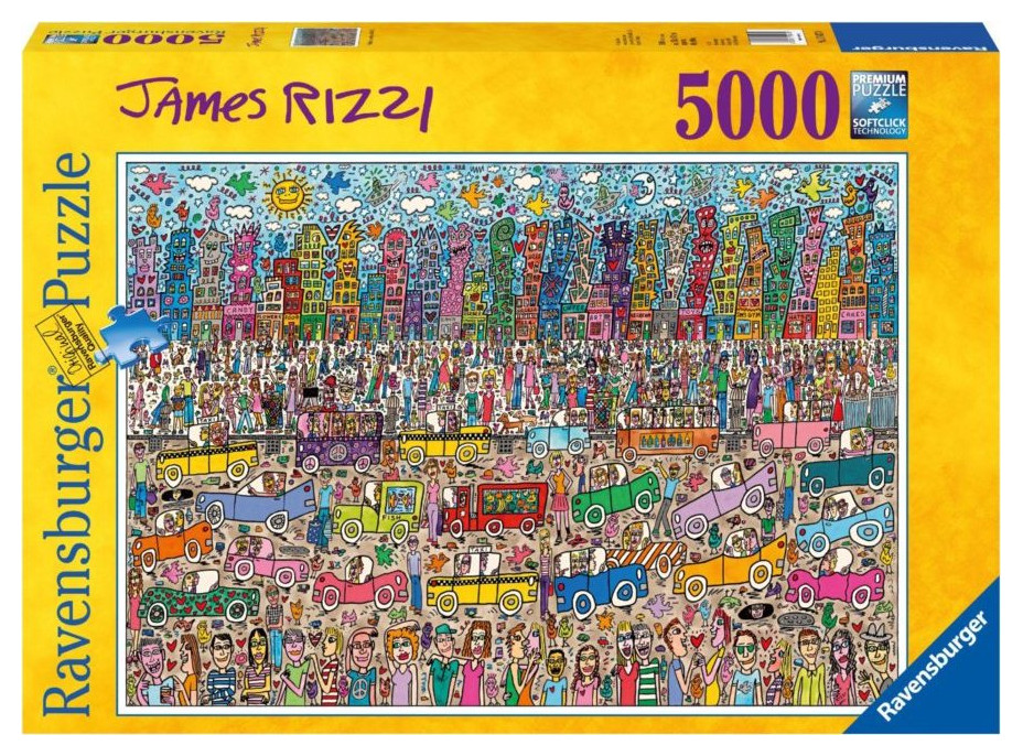 RAVENSBURGER Puzzle Nothing is as pretty as a Rizzi City 5000 dielikov