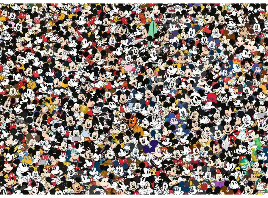 RAVENSBURGER Puzzle Challenge: Mickey Mouse 1000 dielikov