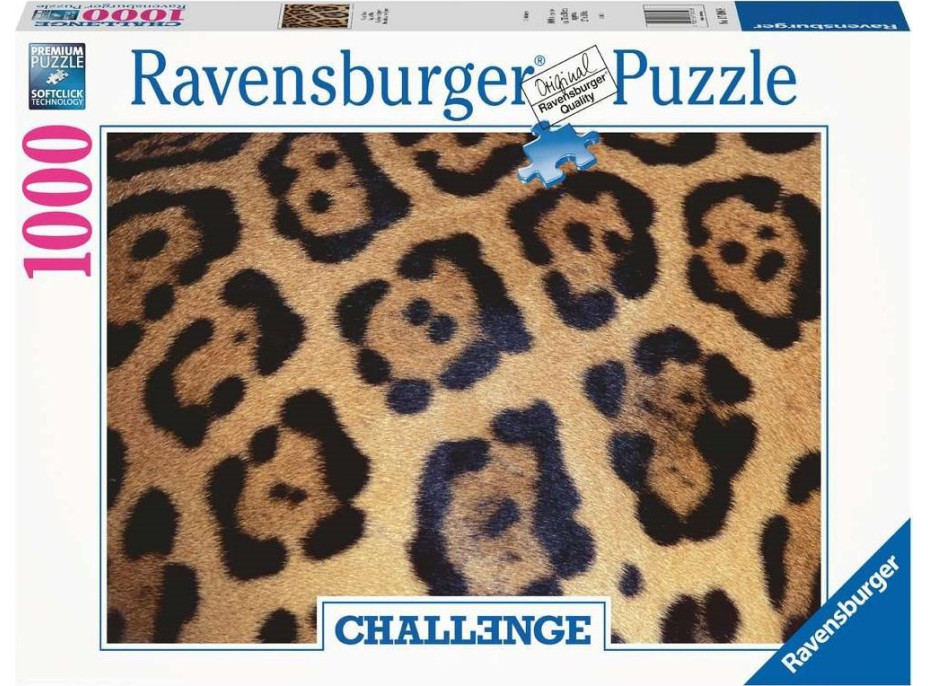RAVENSBURGER Puzzle Challenge: Zvierací vzor 1000 dielikov
