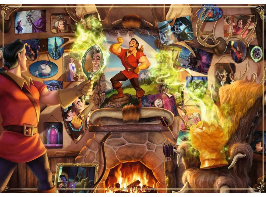 RAVENSBURGER Puzzle Disney Villainous: Gaston 1000 dielikov