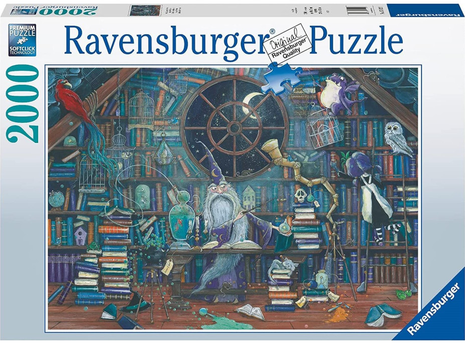 RAVENSBURGER Puzzle Kúzelník Merlin 2000 dielikov