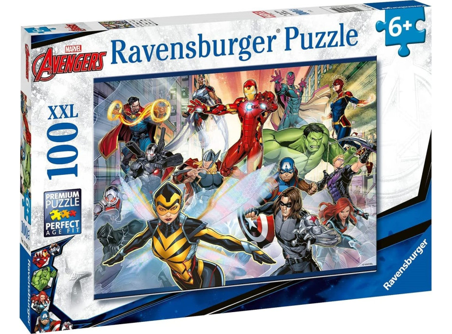 RAVENSBURGER Puzzle Marvel: Avengers XXL 100 dielikov