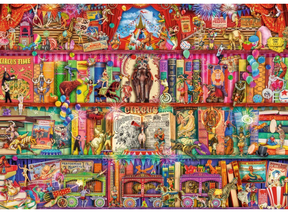 RAVENSBURGER Puzzle Najväčšia show na zemi 1000 dielikov