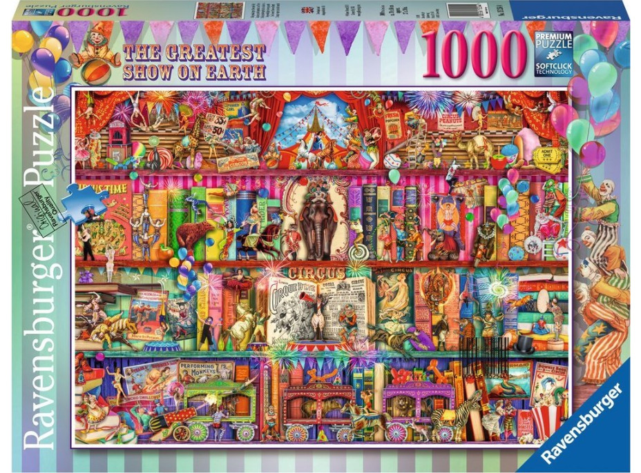 RAVENSBURGER Puzzle Najväčšia show na zemi 1000 dielikov
