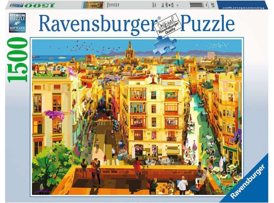 RAVENSBURGER Puzzle Stolovanie vo Valencii 1500 dielikov