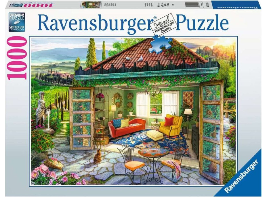 RAVENSBURGER Puzzle Toskánska oáza 1000 dielikov