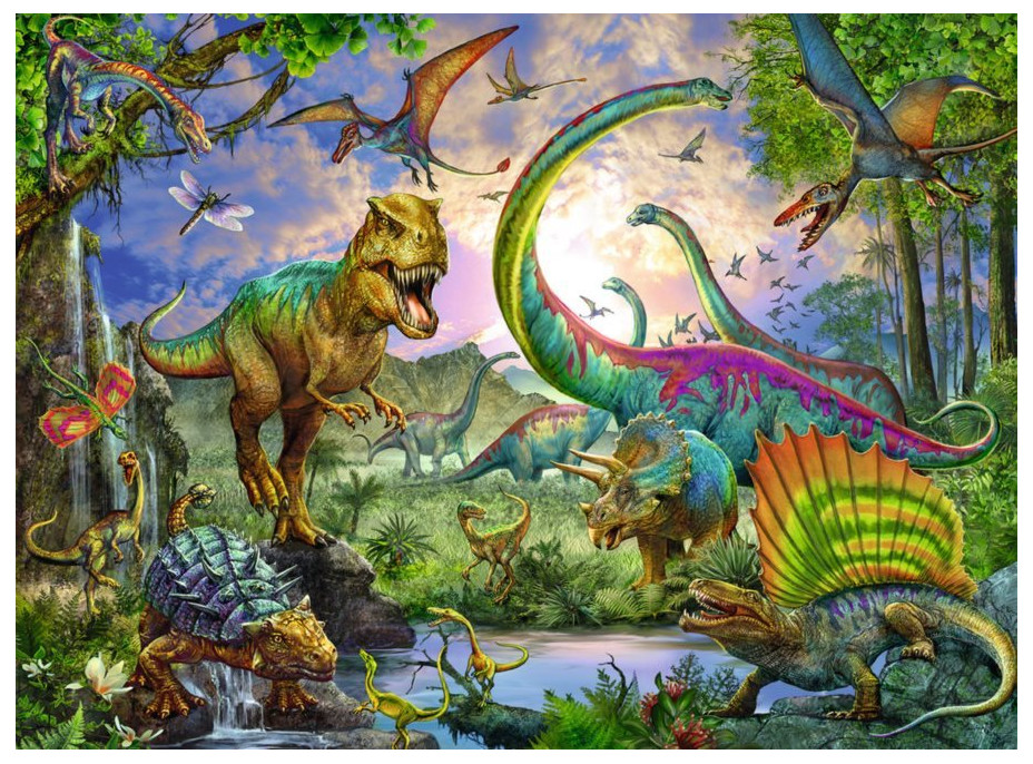 RAVENSBURGER Puzzle V ríši obrov XXL 200 dielikov