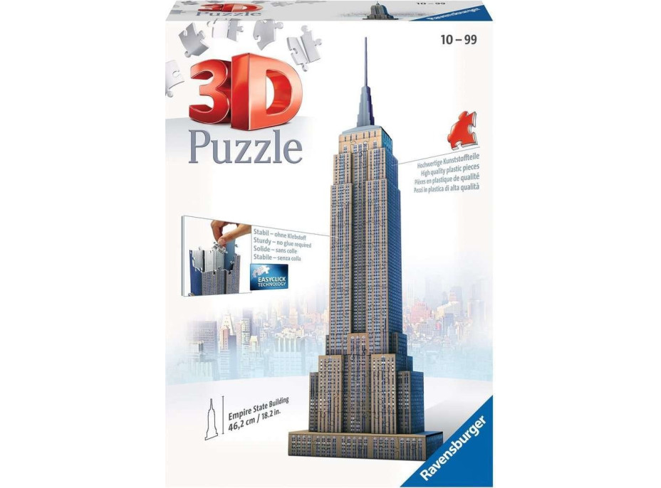 RAVENSBURGER 3D puzzle Empire State Building, New York 216 dielikov