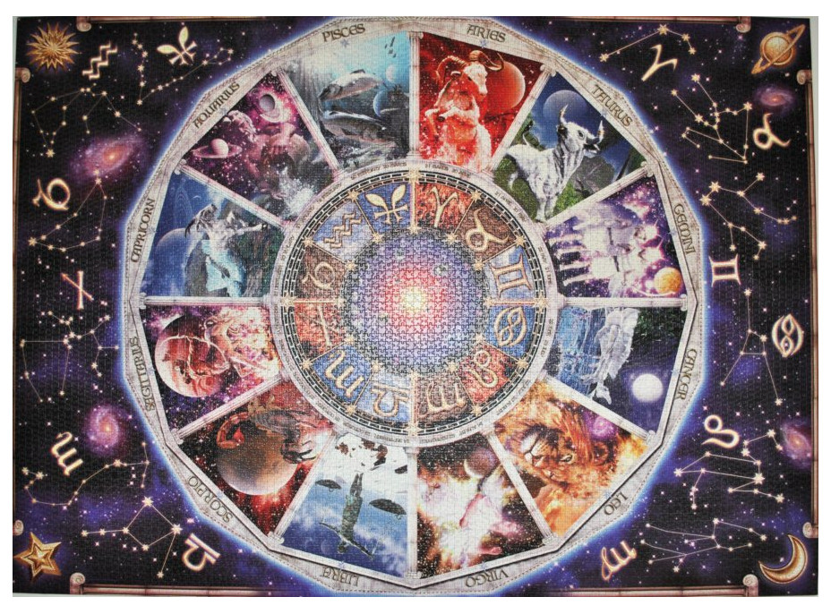 RAVENSBURGER Puzzle Astrológia - zverokruh 9000 dielikov