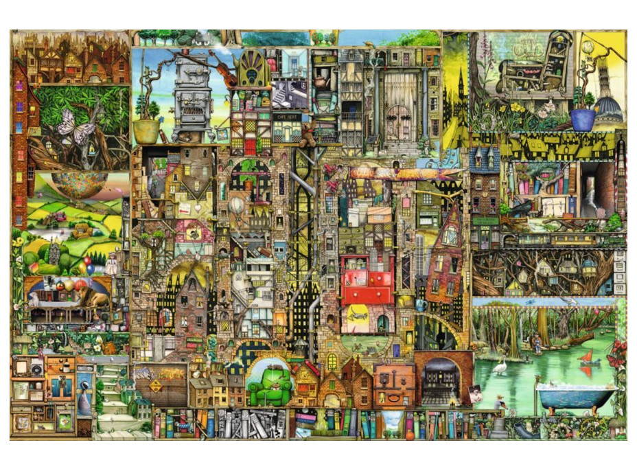 RAVENSBURGER Puzzle Bizarné mesto 5000 dielikov